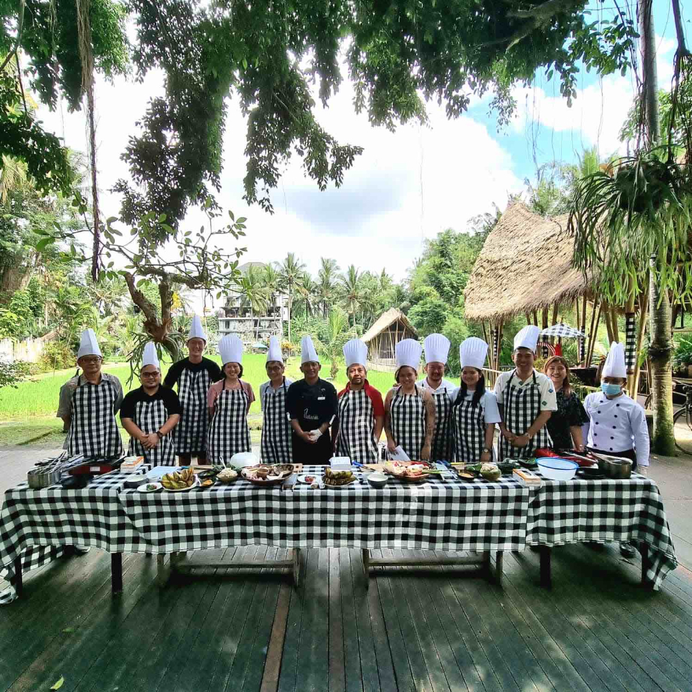 The cooking class at Plataran.