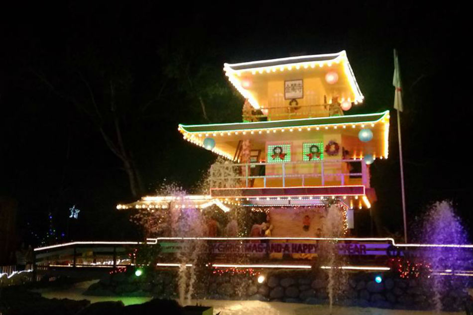 LOOK: Tangub City glows as annual X&#39;mas lights fest kicks off 12