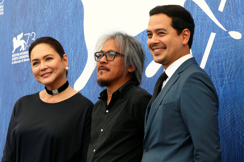 Lav Diaz, Charo Santos hailed with standing ovation at Venice 1