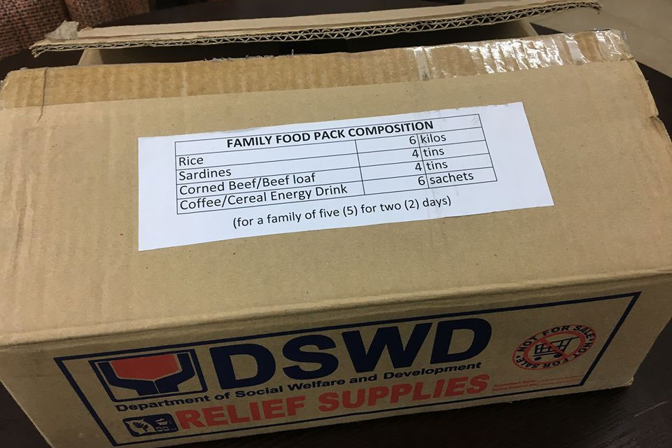 LOOK What's inside DSWD's new relief package ABSCBN News