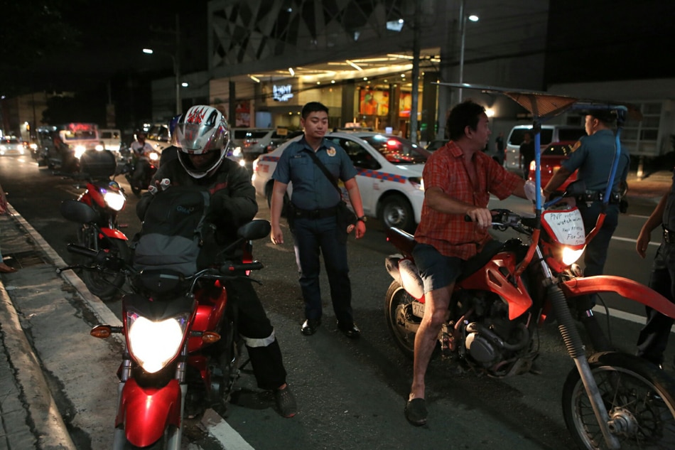 pnp checkpoint motorcycle