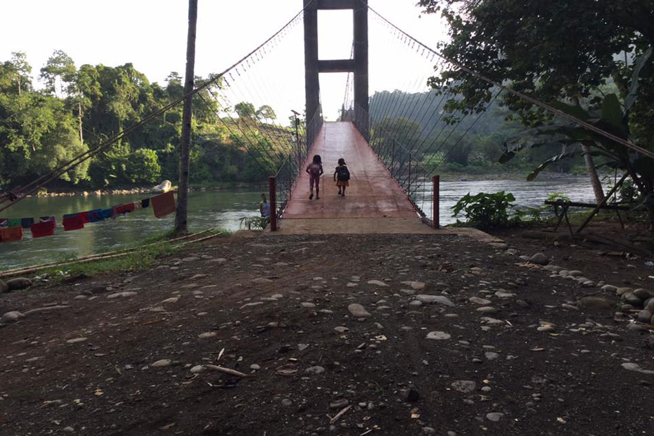 LOOK: How hanging bridge changes lives of Bukidnon students 1