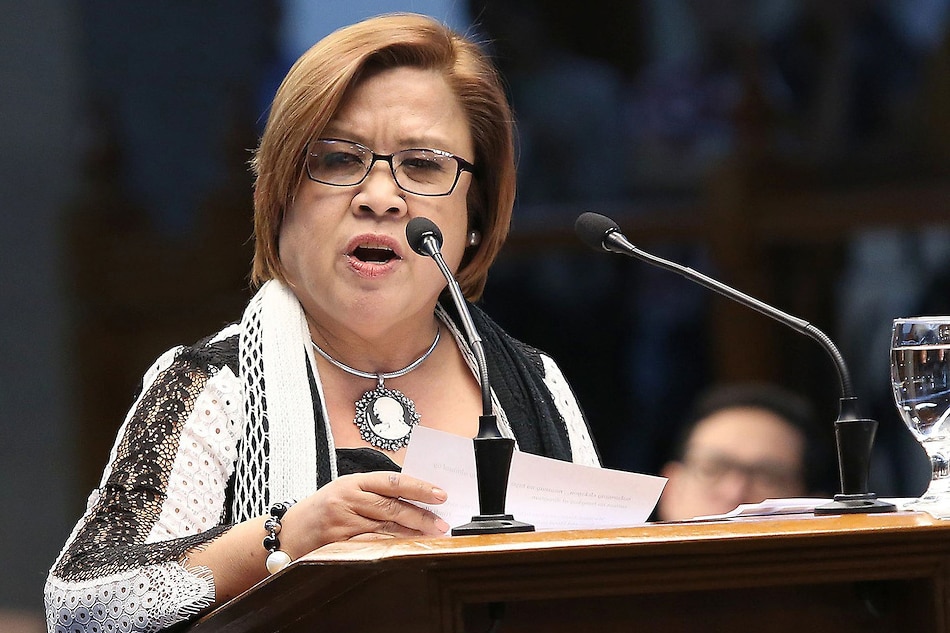 De Lima 7 Others Charged With Drug Trafficking ABS CBN News   101116 Leila 