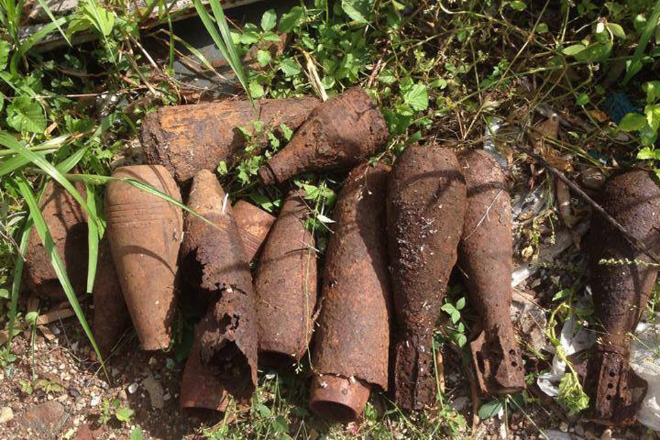 Old bombs found among scrap metal in Zamboanga | ABS-CBN News