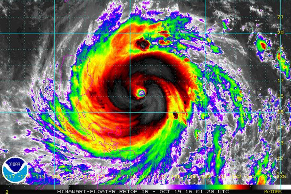 'Lawin' Nears Super Typhoon Status; Signal No. 5 Possible In 2 Areas ...