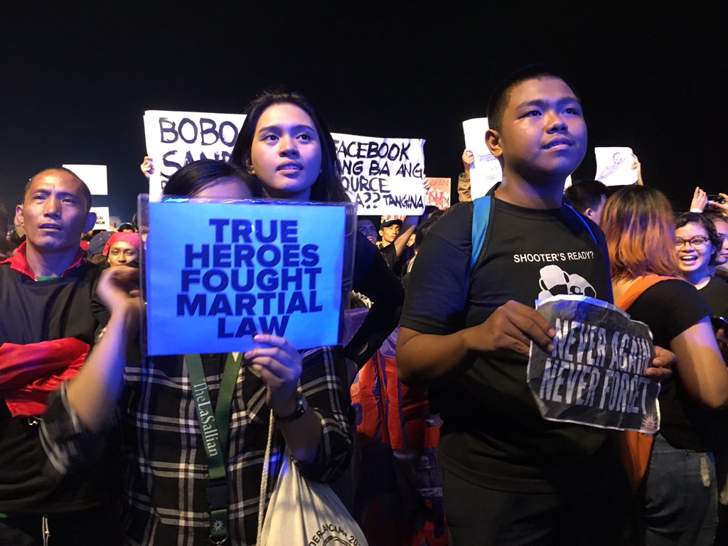 From tweets to the streets: Millennials lead Marcos burial protests 10