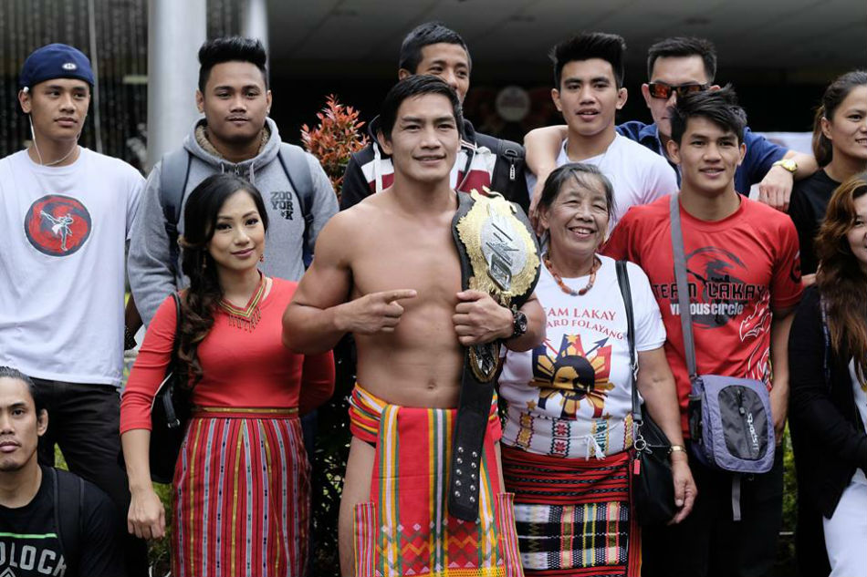 LOOK: MMA champion Eduard Folayang feted with parade in Baguio | ABS ...