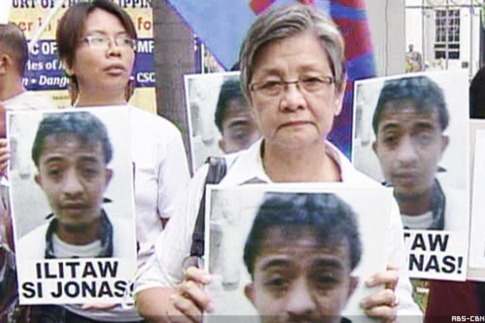 14 years after abduction, Jonas Burgos family &#39;steadfast in demand for justice&#39; 1
