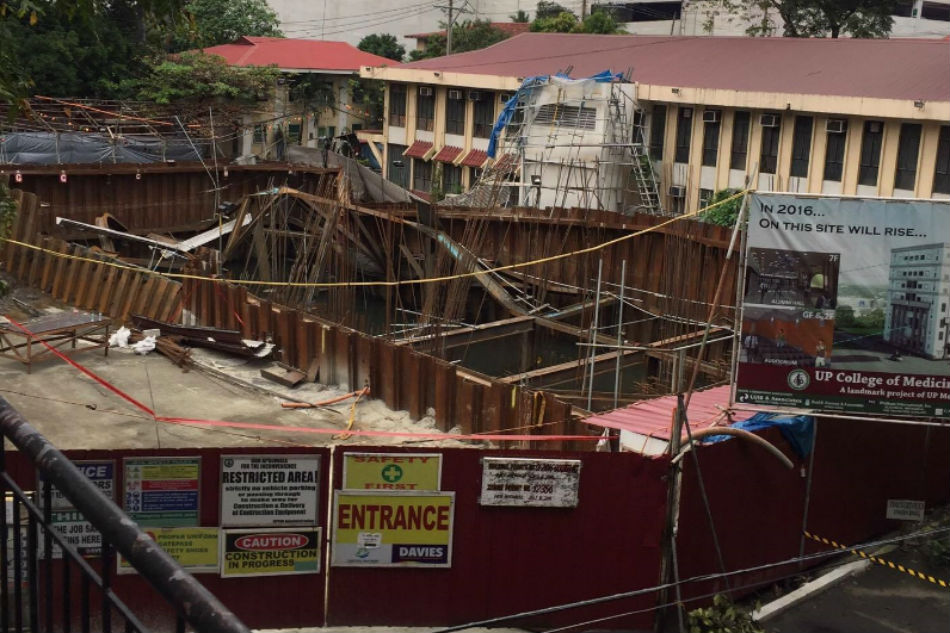 Foundation of new building at UP College of Medicine sinks: report 1