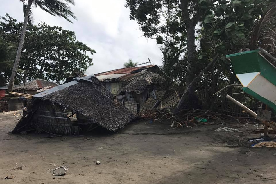 LOOK: Strong winds, waves destroy houses in Negros Occidental | ABS-CBN ...