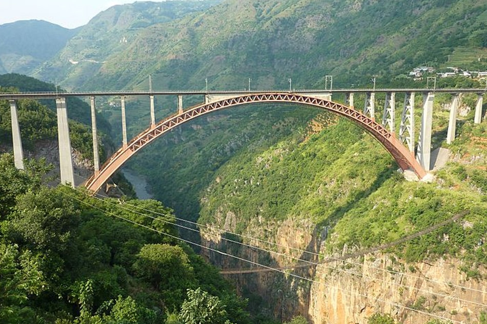 World's highest bridge nears completion in China | ABS-CBN News