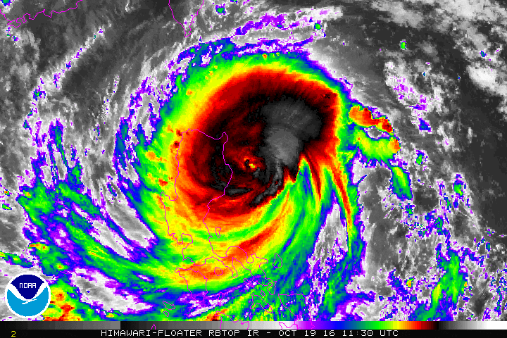 WATCH: Super typhoon Lawin&#39;s violent power 1