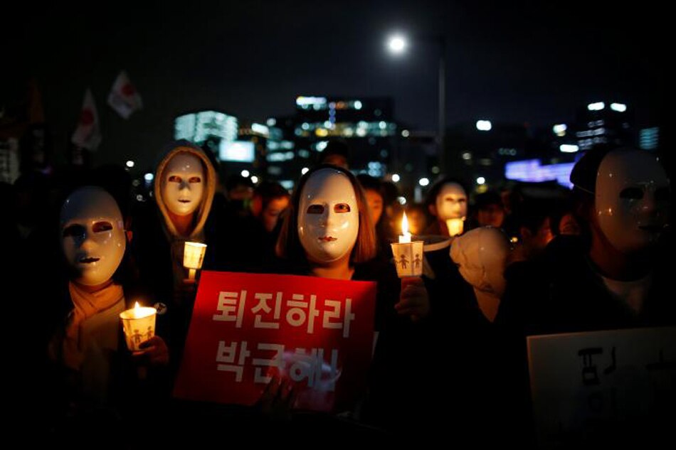 South Korea's Park faces calls to resign at huge protest rally | ABS ...