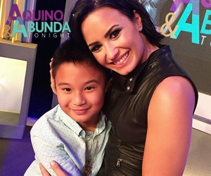 LOOK: Bimby, super kilig nang ma-meet si Demi Lovato